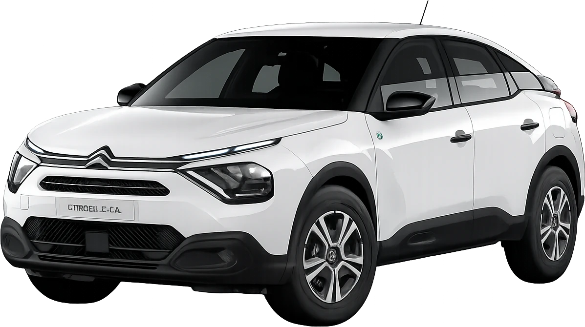 Biały Citroën ë-C4