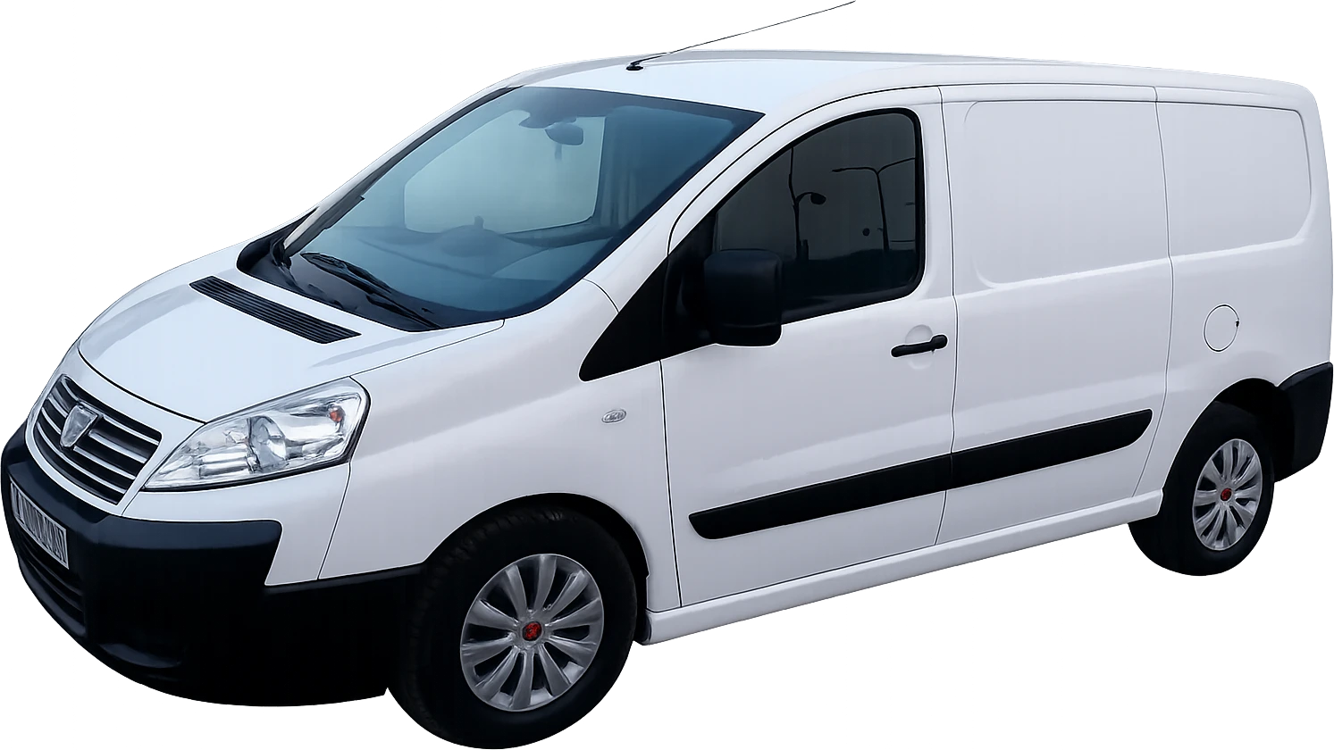 Biały Fiat Scudo