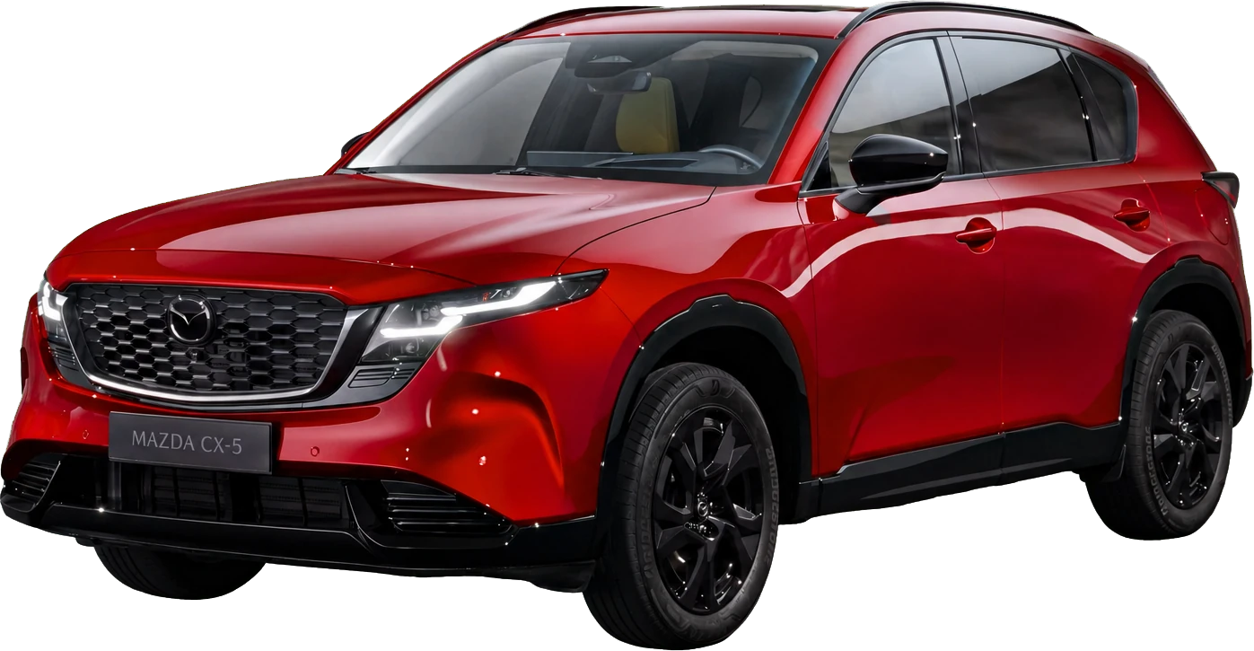 Czerwona Mazda CX-5