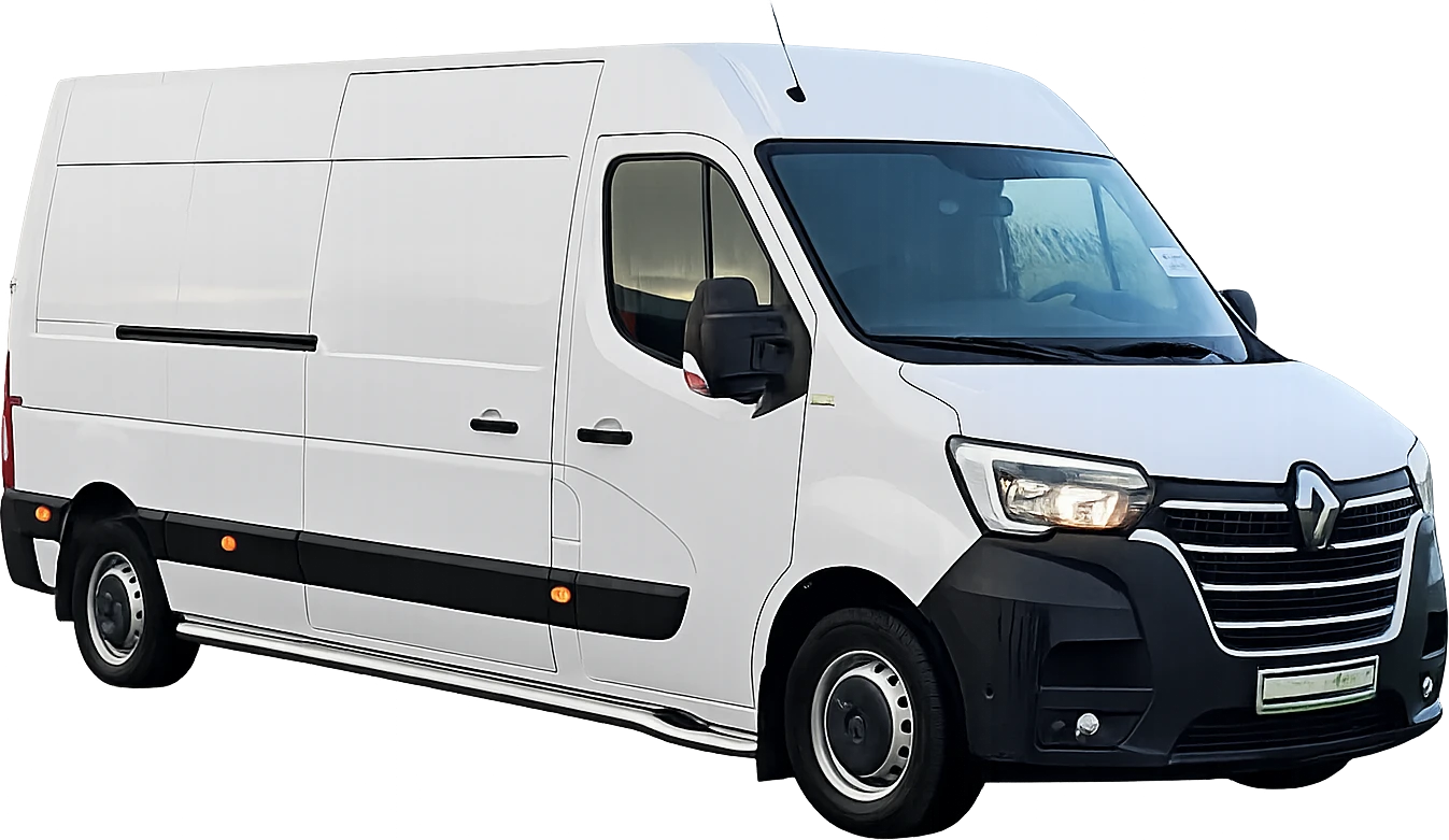 Biały Renault Master